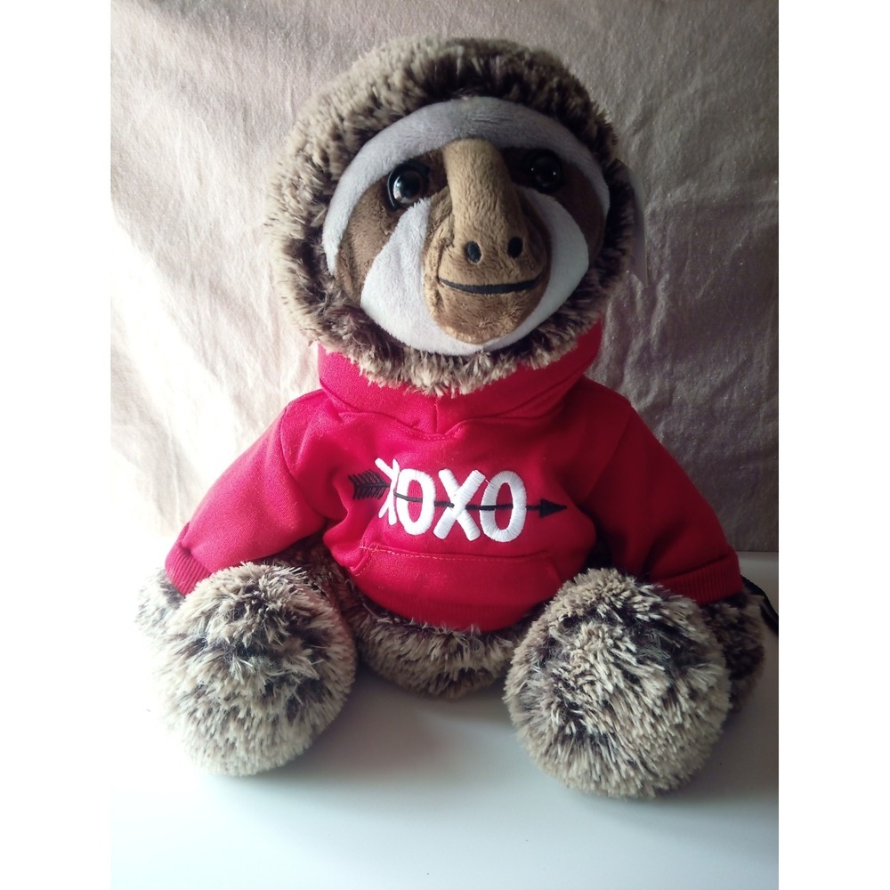 Dan Dee Collection Slot Plush Hoodie Red🧸 XOXO New Smoke Free House
